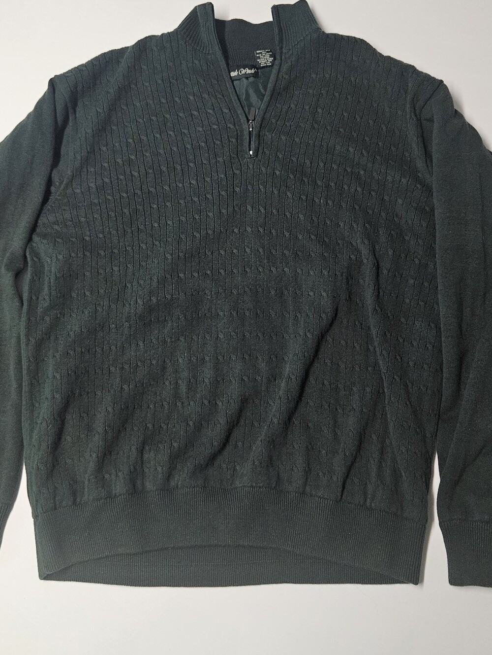Vintage 90s Scottish Winds Plaid Pullover Golf Windbreaker  V Neck Preppy